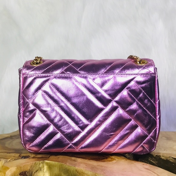 Michael Kors Vivianne Shoulder Flap Leather Bag - Picture 4 of 8